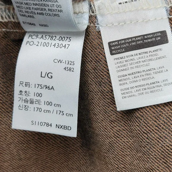 Levis Relaxed Fit Denim‎ Trucker Jacket Mens Large Blue Jean Cotton Casual - Picture 7 of 14